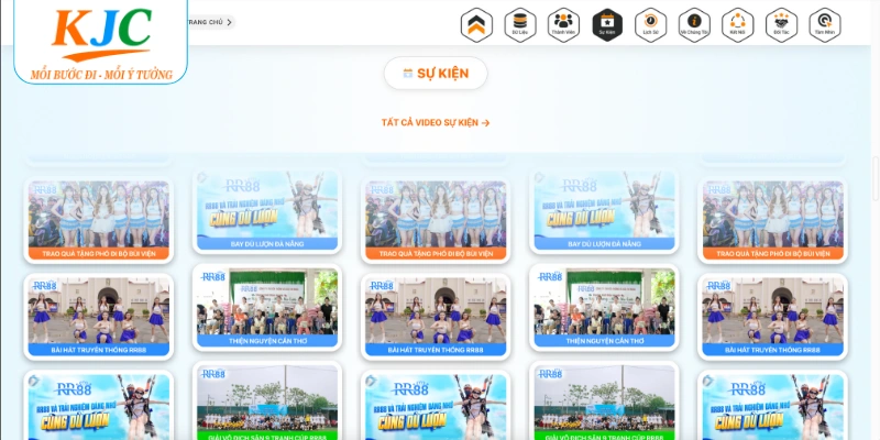 KJC hoạt động trong nhiều lĩnh vực khác nhau